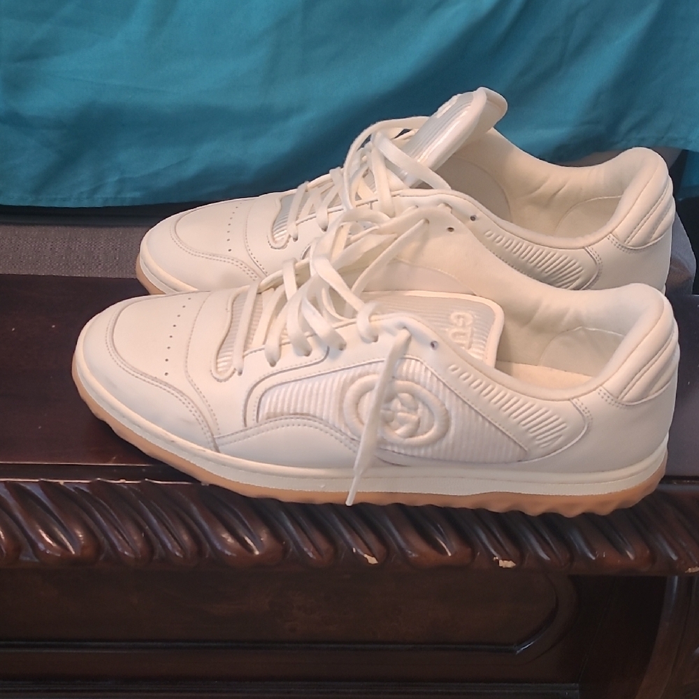 White Sneakers with Logo